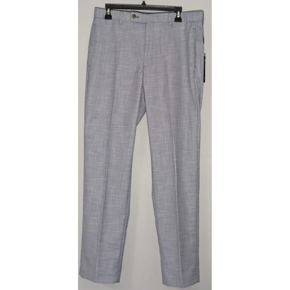Lauren Ralph Lauren Norton Dress Pants Mens 33x32 Light Blue UltraFlex NWT
